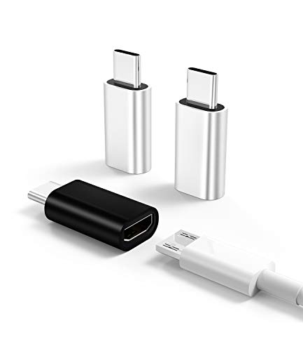 Zoyuzan 3-Pack USB C to Micro USB Adapters for Galaxy S7/S8/S9/S10 - Fast USB Type C to Micro USB Converter - Image 2