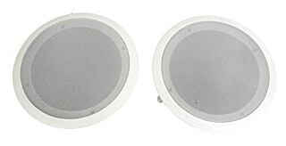 NEW PYLE PDIC81RD 8" 1000W Round Wall And Ceiling Home Speakers 2 PAIR 01