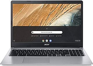 Acer Chromebook 315 Laptop Computer/ 15.6" Screen for Business Student/ Intel Celeron N4000 up to 2.6GHz/ 4GB DDR4/ iPuzzle 32GB eMMC/ 802.11AC WiFi/ Work from Home/ Silver/ Chrome OS 02