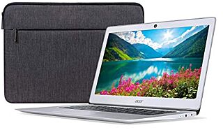 Acer Chromebook 14 CB3-431-12K1 14" Chromebook - 1366 x 768 - Atom x5 E8000-4 GB RAM - 32 GB Flash Memory - Sparkly Silver - Chrome OS - Intel HD Graphics - ComfyView - English (US) Keyboard - 02