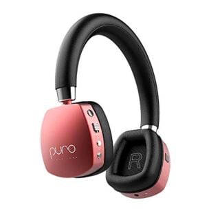 Puro Sound Labs PuroQuiets Volume Limited On-Ear Active Noise Cancelling Bluetooth Headphones – Lightweight Headphones for Kids with Built-in Microphone – Safer Sound Studio-Grade Quality (Red) 01