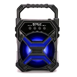 Portable Wireless Bluetooth Speaker with TWS Function - Rechargeable Bluetooth Speaker for iPhone, Android, iPod and More - Mini Speaker with Party Lights, for Hiking, Camping, Picnic and Boating. 02