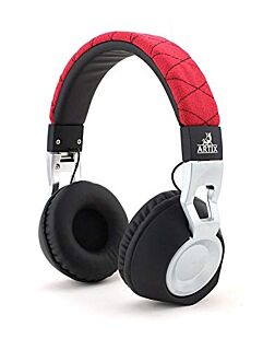 ARTIX CL650 Headphones On-Ear Wired Earphones, Lightweight, Foldable, Adjustable Headset w/Built in Microphone for Travel, Sport, Kids, Teen Adult (Red) 02