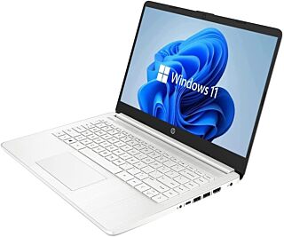 Newest HP 14" HD Laptop, Windows 11, Intel Celeron Dual-Core Processor Up to 2.60GHz, 4GB RAM, 64GB SSD, Webcam(Renewed) 01