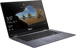 ASUS VivoBook Flip 14 Thin and Light 2-in-1 Laptop, 14� FHD Touch, Intel Core i3 Processor, 4GB RAM, 128GB SSD, Wifi, Webcam, Bluetooth, HDMI, Fingerprint, Windows 10 S (Renewed) 02