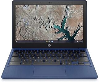 HP Chromebook 11-inch Laptop - MediaTek - MT8183 - 4 GB RAM - 32 GB eMMC Storage - 11.6-inch HD Display - with Chrome OS - (11a-na0030nr, 2020 Model, Indigo Blue) (Renewed) 02