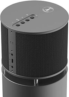 100W Bluetooth Speaker, ABRAMTEK E600 High Power Wireless Speaker with Super Bass Subwoofer and 360 Sound for Home Office Party Outdoor (Grey) 01