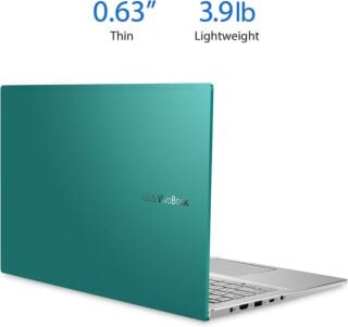 ASUS VivoBook S15 S533 Thin and Light Laptop, 15.6�۝ FHD Display, Intel Core i5-10210U CPU, 8GB DDR4 RAM, 512GB PCIe SSD, Windows 10 Home, Gaia Green, S533FA-DS51-GN (Renewed) 01
