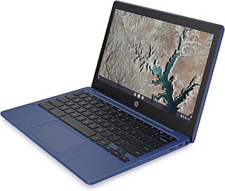HP Chromebook 11-inch Laptop - MediaTek - MT8183 - 4 GB RAM - 32 GB eMMC Storage - 11.6-inch HD Display - with Chrome OS - (11a-na0030nr, 2020 Model, Indigo Blue) (Renewed) 01