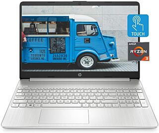 HP 15 Laptop, AMD Ryzen 3 3250U Processor, 8 GB RAM, 256 GB SSD Storage, 15.6-inch HD Micro-Edge Display, Windows 10 Home, Long-Lasting Battery, HP Fast Charge, 720p Webcam (15-ef1021nr, 2020) 01