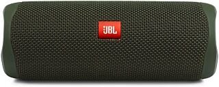JBL Flip 5 Waterproof Portable Wireless Bluetooth Speaker Bundle with divvi! Protective Hardshell Case - Green 02