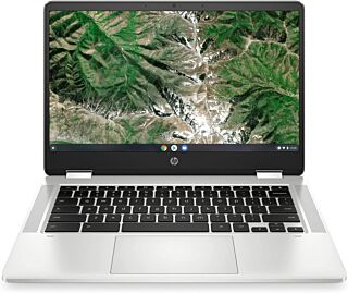 HP Chromebook x360 14-inch HD Touchscreen, 64GB eMMC, Intel Celeron N4020 2-in-1 Laptop (4GB RAM, USB-C, Wi-Fi, Webcam, SD Card Reader, Chrome OS) Silver, 14a-ca0036tg (Renewed) 02