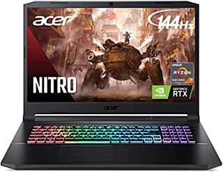 Acer Nitro 5 AN517-41-R0RZ Gaming Laptop, AMD Ryzen 7 5800H (8-Core) | NVIDIA GeForce RTX 3060 Laptop GPU | 17.3" FHD 144Hz IPS Display | 16GB DDR4 | 1TB NVMe SSD | WiFi 6 | RGB Backlit Keyboard 02
