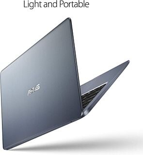ASUS Laptop L406 Thin and Light Laptop, 14� HD Display, Intel Celeron N4000 Processor, 4GB RAM, 64GB eMMC Storage, Wi-Fi 5, Windows 10 S, Slate Gray, L406MA-WH02 (Renewed) 01