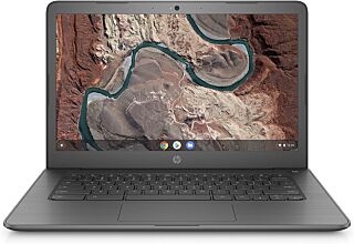 HP Chromebook 14-inch Laptop with 180-Degree Hinge, Full HD Screen, AMD Dual-Core A4-9120 Processor, 4 GB SDRAM, 32 GB eMMC Storage, Chrome OS (14-db0040nr, Chalkboard Gray) 01