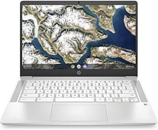 HP Chromebook 14-inch HD Laptop, Intel Celeron N4000, 4 GB RAM, 32 GB eMMC, Chrome (14a-na0020nr, Ceramic White) 02