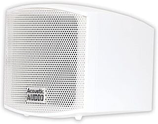 Acoustic Audio AA321W Mountable Indoor Speakers 400 Watts White Bookshelf Pair 02
