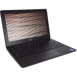 Dell Chromebook CB1C13-4GB Intel Celeron 2955U X2 1.4GHz 4GB 16GB SSD 11.6", Black  (Refurbished) 01