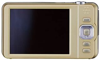 General Imaging Full-HD Digital Camera with 14.4MP, CMOS, 10X Optical Zoom, 3-Inch LCD, 28mm wide angle Lens, and HDMI (Gold) E1410SW-CP 01
