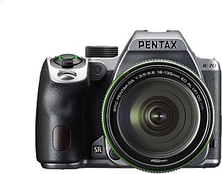 Pentax K-70 Weather-Sealed DSLR Camera with 18-135mm Lens (Silver) 02